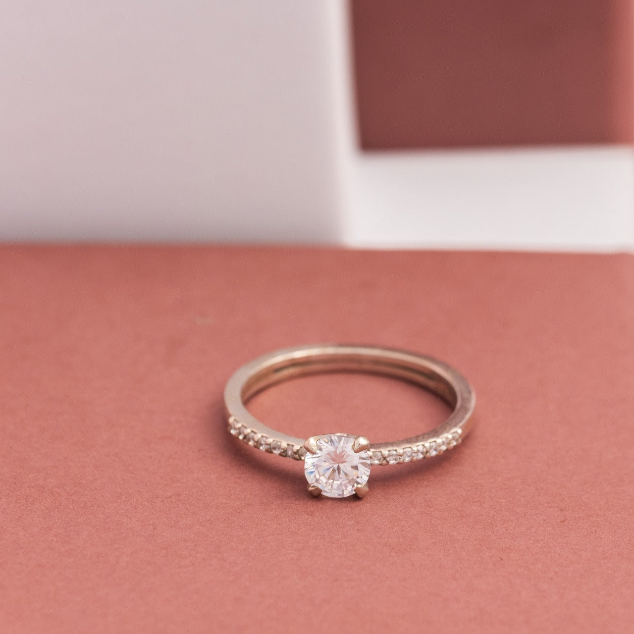 Classic Solitaire Elegance Ring