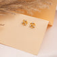 Golden Clover Spark Studs