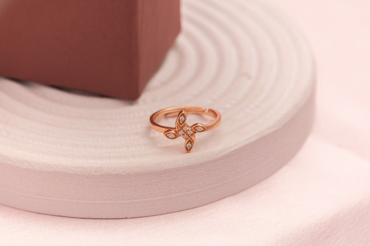  Petal Cross Ring