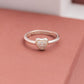  Sparkling Heart Charm Ring